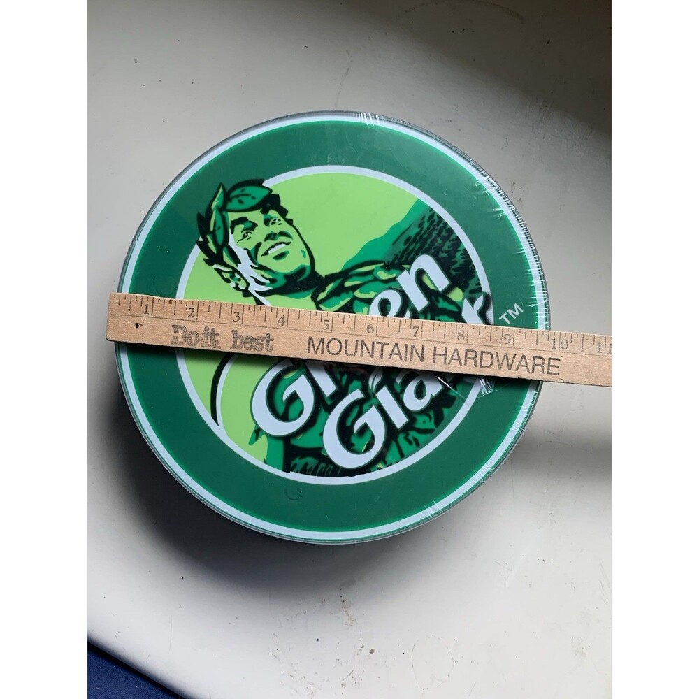 NEW Jolly Green Giant Plastics Free Tempered 10" Glass Cutting Boards (wall art)